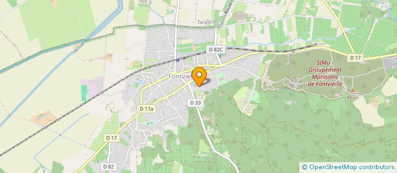 localisation de l'entreprise ENTREPRENEURES FONTVIEILLOISES  FONTVIEILLE