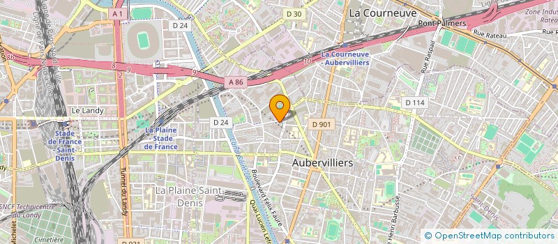 localisation de l'entreprise ENTREPRENEURS ASSOCIES POUR LE DEVELOPPEMENT DES EMPLOIS DE SERVICE à AUBERVILLIERS