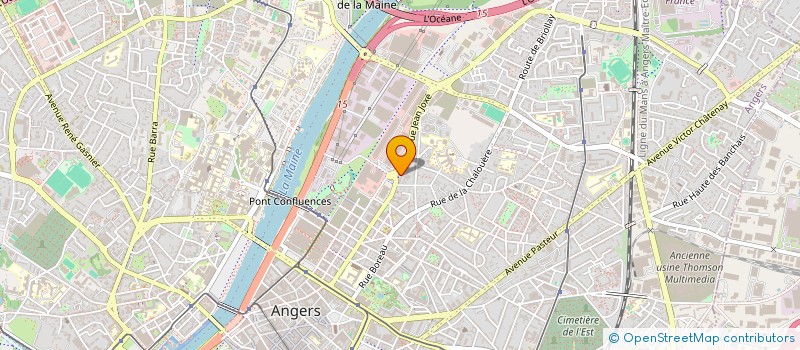 localisation de l'entreprise ENTREPRENEURS BIO DES PAYS DE LA LOIRE  ANGERS