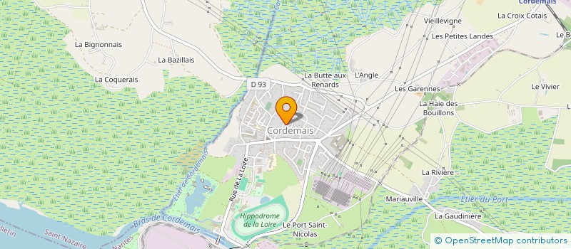 localisation de l'entreprise ENTREPRENEURS DE CORDEMAIS  CORDEMAIS