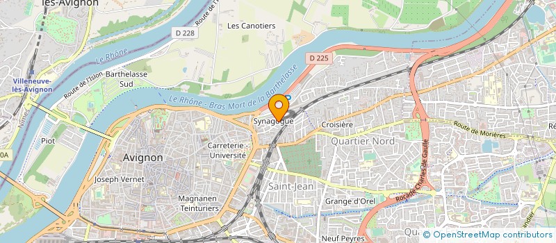 localisation de l'entreprise ENTREPRENEURS DU GRAND AVIGNON  AVIGNON