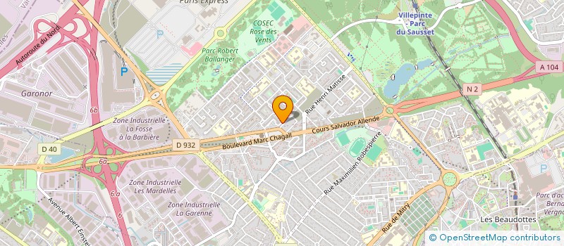 localisation de l'entreprise ENTREPRENEURS ENGAGES à AULNAY-SOUS-BOIS