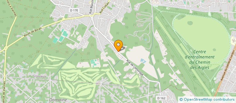 localisation de l'entreprise ENTREPRENEURS ET TRAVAILLEURS INDEPENDANTS DE GOUVIEUX  GOUVIEUX