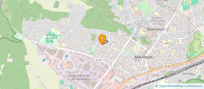 localisation de l'entreprise ENTREPRENEURS SANS FRONTIERES  MAUREPAS