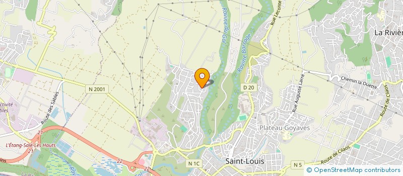 localisation de l'entreprise ENTREPRISE 2000 à SAINT-LOUIS
