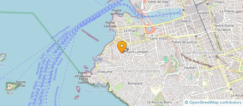 localisation de l'entreprise ENTREPRISE à MARSEILLE