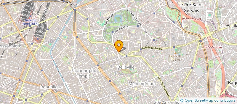 localisation de l'entreprise ENTREPRISE A BOISSONNET ET P CORMIER  PARIS