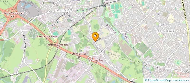 localisation de l'entreprise ENTREPRISE A.DE LIMA à BOUGUENAIS