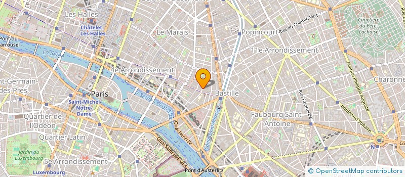 localisation de l'entreprise ENTREPRISE A. DELRANC ET FILS à PARIS