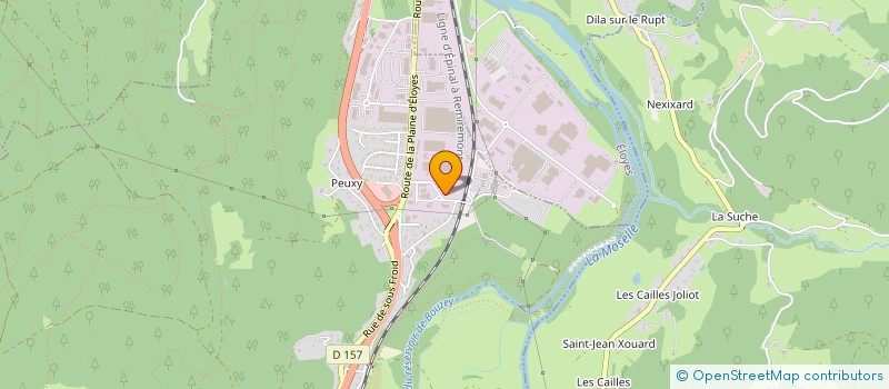 localisation de l'entreprise ENTREPRISE A POROLI à SAINT-NABORD