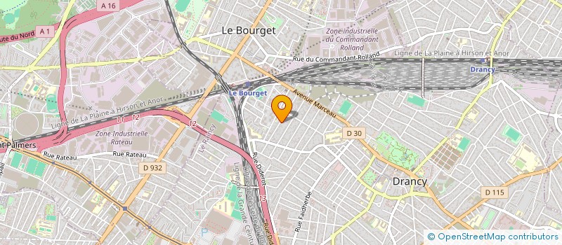 localisation de l'entreprise ENTREPRISE A.S. à DRANCY