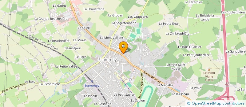 localisation de l'entreprise ENTREPRISE ABREU BRION à ECOMMOY