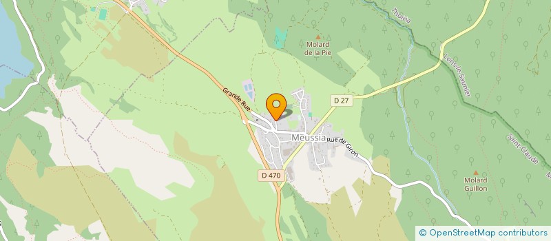 localisation de l'entreprise ENTREPRISE ACQUISTAPACE  MOIRANS-EN-MONTAGNE