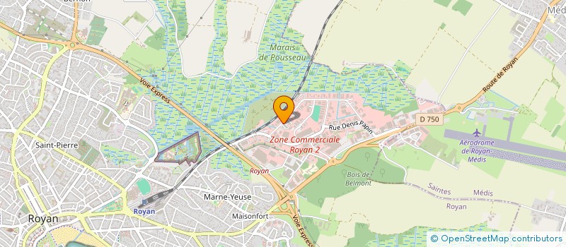 localisation de l'entreprise ENTREPRISE ADAPTEE ATLANTIQUE  ROYAN