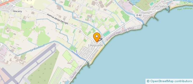 localisation de l'entreprise ENTREPRISE ADAPTEE AZUR MUTISERVICES  HYERES