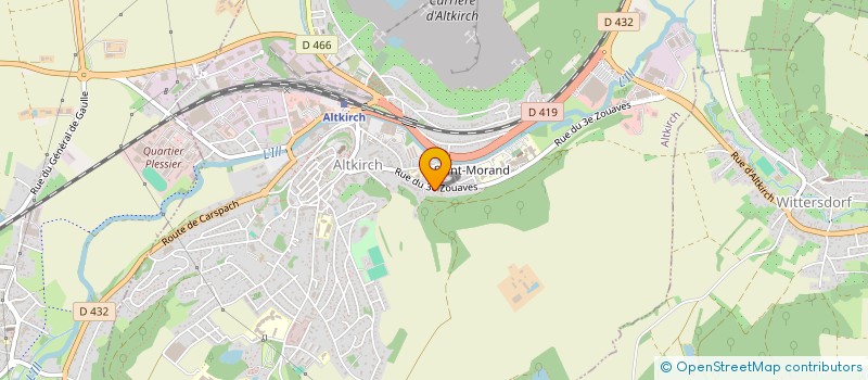 localisation de l'entreprise ENTREPRISE ADAPTEE MARIE PIRE à ALTKIRCH