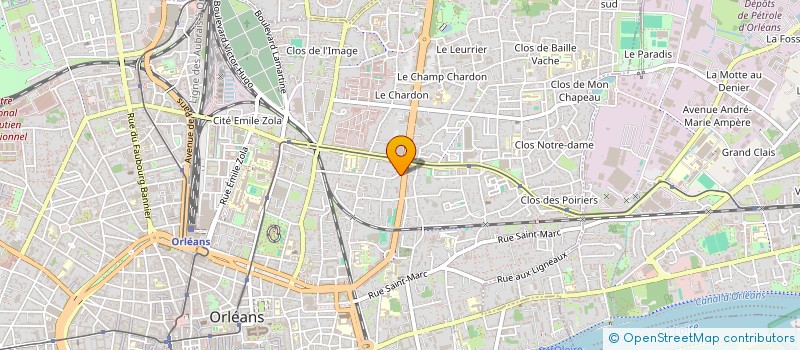 localisation de l'entreprise ENTREPRISE AFONSO à ORLEANS