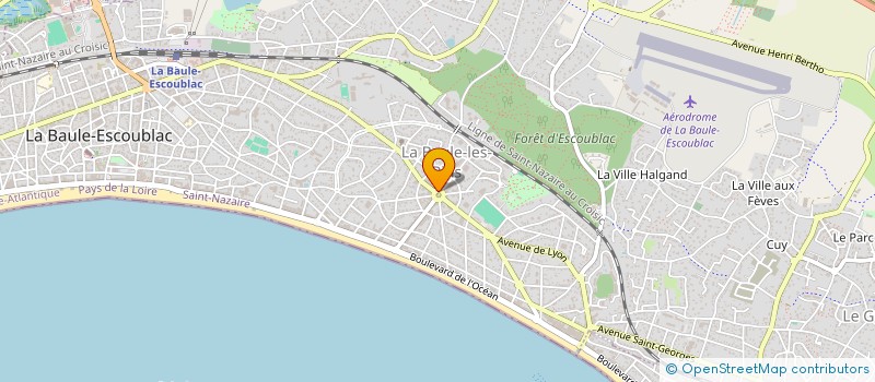 localisation de l'entreprise ENTREPRISE AGENDA CONTROLES IMMOBILIERS à LA BAULE-ESCOUBLAC