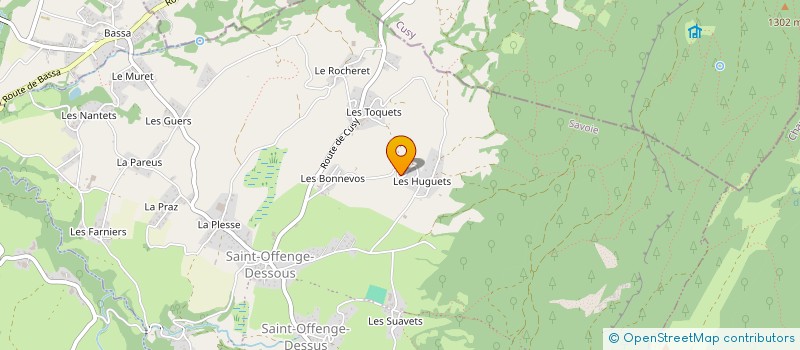 localisation de l'entreprise ENTREPRISE AGRICOLE A RESPONSABILITE LIMITEE DE LA FORET (E.A.R.L. DE LA FORET) à SAINT-OFFENGE
