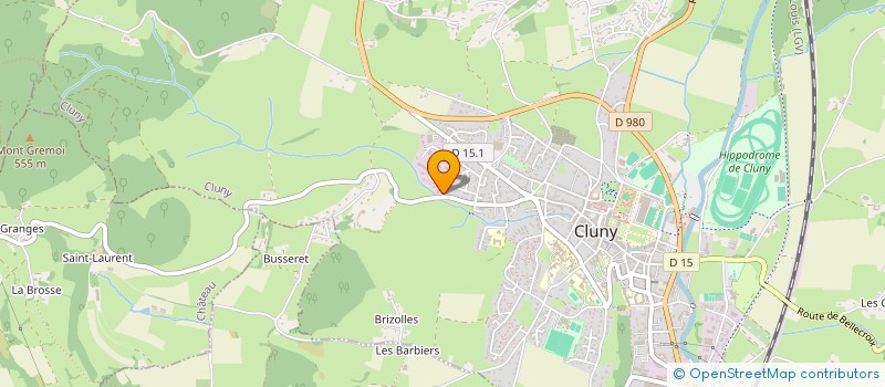 localisation de l'entreprise ENTREPRISE AGUILAR à CLUNY