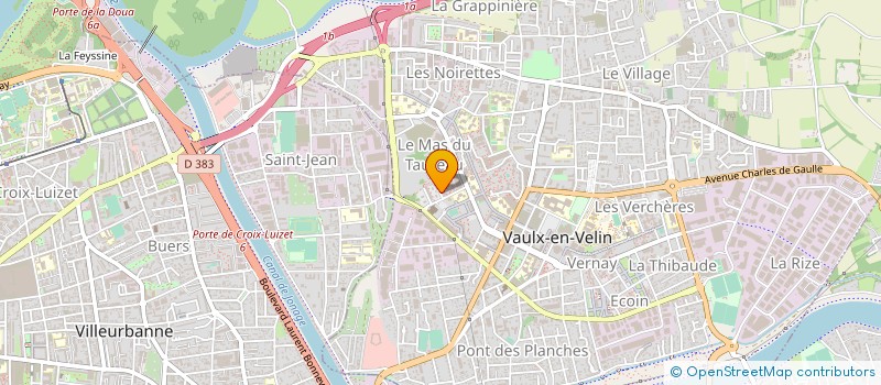 localisation de l'entreprise ENTREPRISE AKBULUT  VAULX-EN-VELIN