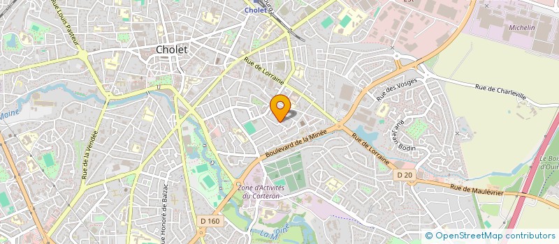 localisation de l'entreprise ENTREPRISE AKSU à CHOLET