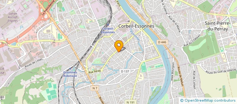 localisation de l'entreprise ENTREPRISE ALAIN COCHOIS à CORBEIL-ESSONNES