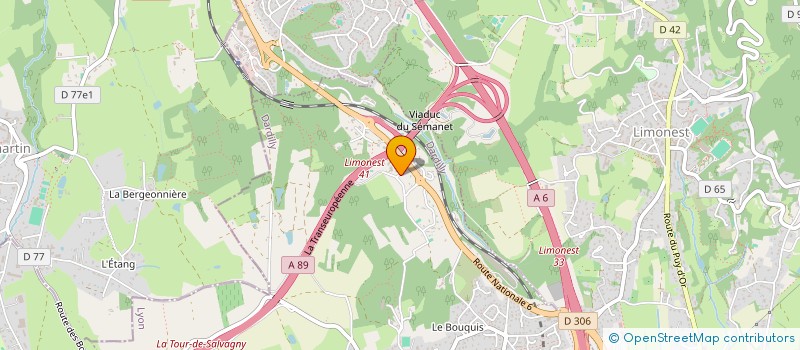 localisation de l'entreprise ENTREPRISE ALAIN LE NY   DARDILLY