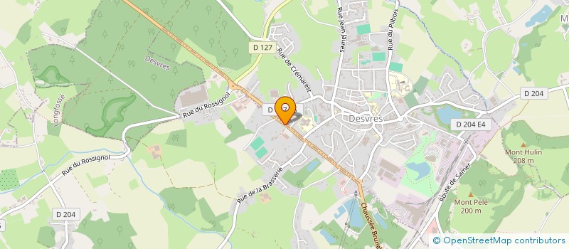 localisation de l'entreprise ENTREPRISE ALAIN VILLERS  LONGFOSSE