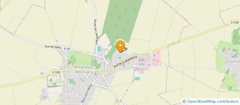 localisation de l'entreprise ENTREPRISE ALARY à MAIGNELAY-MONTIGNY
