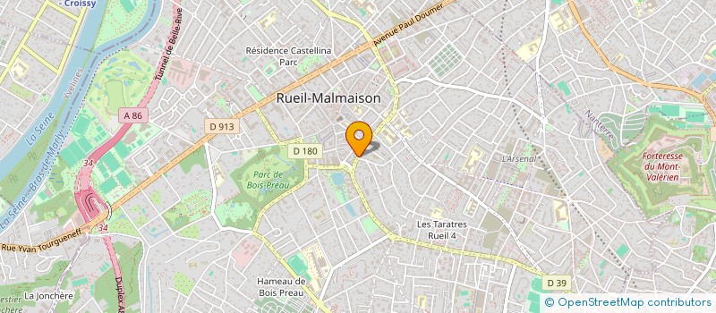 localisation de l'entreprise ENTREPRISE ALATI à RUEIL-MALMAISON