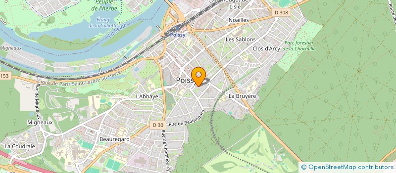 localisation de l'entreprise ENTREPRISE ALEXANDRE à POISSY