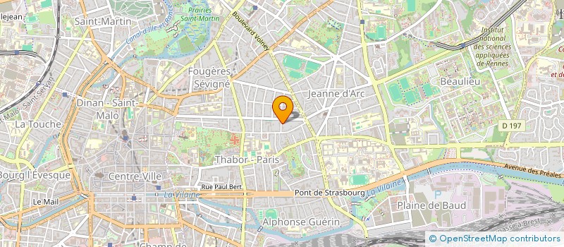 localisation de l'entreprise ENTREPRISE ALEXANDRE à RENNES