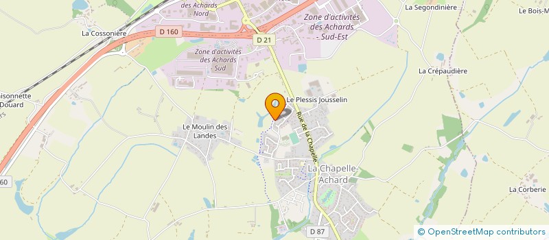 localisation de l'entreprise ENTREPRISE ALEXANDRE BOUHIER  SAINTE-FOY