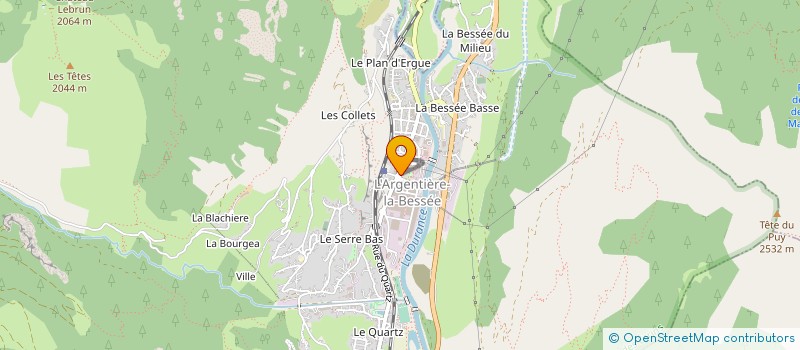 localisation de l'entreprise ENTREPRISE ALLAMANNO à L'ARGENTIERE-LA-BESSEE
