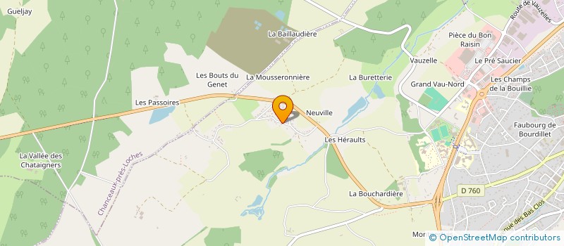 localisation de l'entreprise ENTREPRISE ALLO MARY EXPRESS à LOCHES