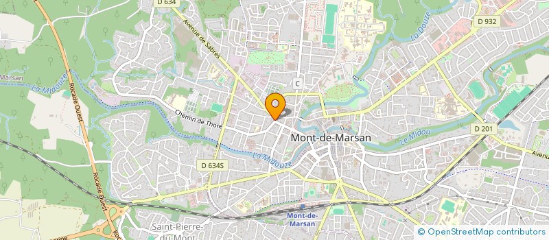 localisation de l'entreprise ENTREPRISE ALMEIDA  MONT-DE-MARSAN