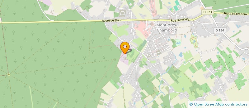 localisation de l'entreprise ENTREPRISE ALVAREZ  MONT-PRES-CHAMBORD