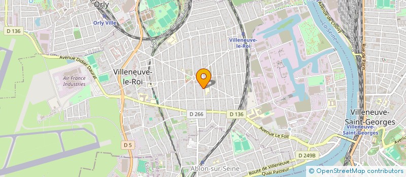 localisation de l'entreprise ENTREPRISE AMEL  VILLENEUVE-LE-ROI