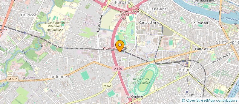 localisation de l'entreprise ENTREPRISE AMPOFO à TOULOUSE