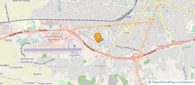 localisation de l'entreprise ENTREPRISE ANDRAL ET FILS à LE SEQUESTRE