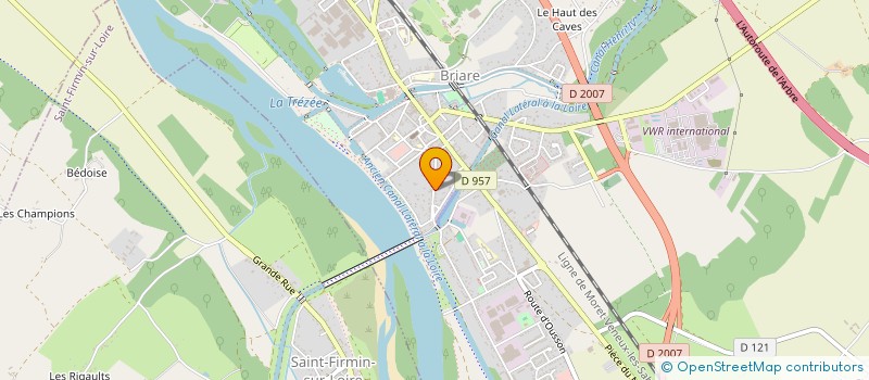 localisation de l'entreprise ENTREPRISE ANDRE BRUNI à BRIARE