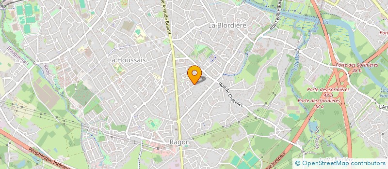 localisation de l'entreprise ENTREPRISE ANDRE NEAU  REZE