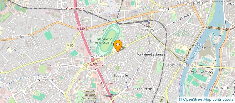 localisation de l'entreprise ENTREPRISE ANDRES GOMEZ à TOULOUSE