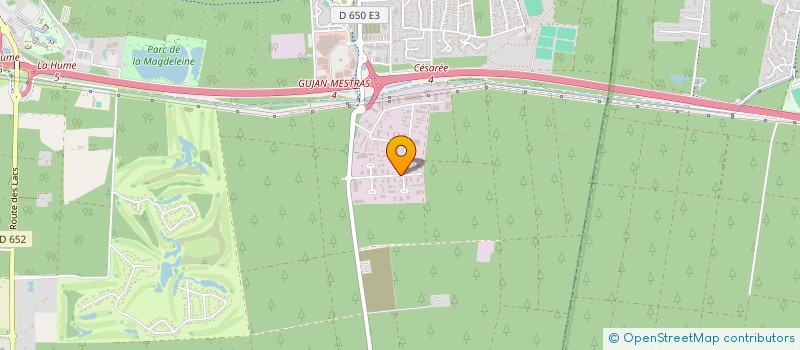 localisation de l'entreprise ENTREPRISE ANFRAY  GUJAN-MESTRAS