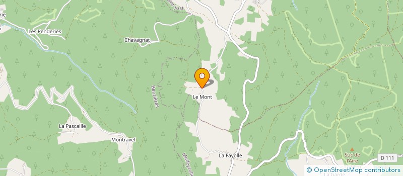 localisation de l'entreprise ENTREPRISE ANIMALE DU LIVRADOIS  GRANDRIF