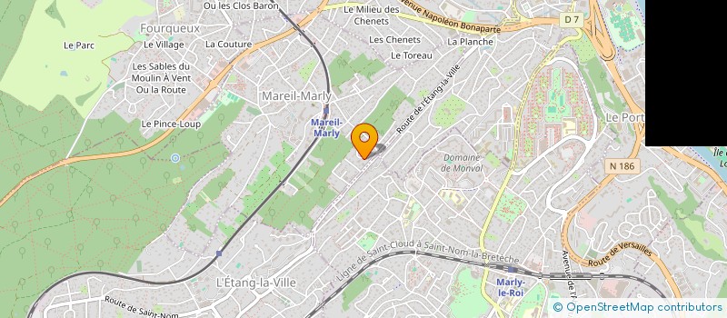 localisation de l'entreprise ENTREPRISE ANSALDI  MAREIL-MARLY