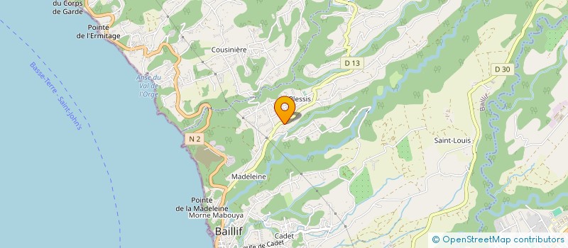 localisation de l'entreprise ENTREPRISE ANTILLAISE DE FROID ET CLIMATISATION à BAILLIF