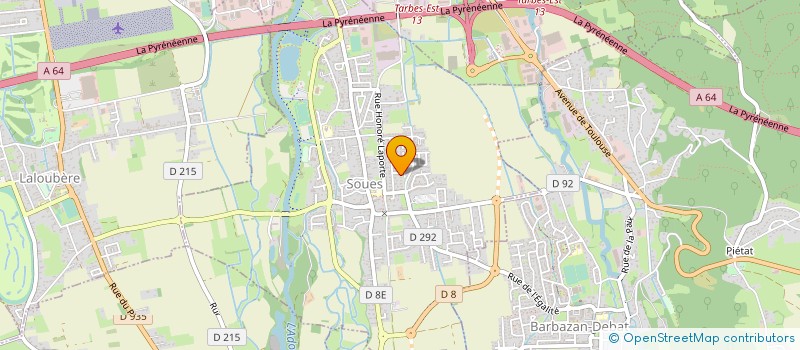 localisation de l'entreprise ENTREPRISE ANTIN ET COMPAGNIE  SOUES