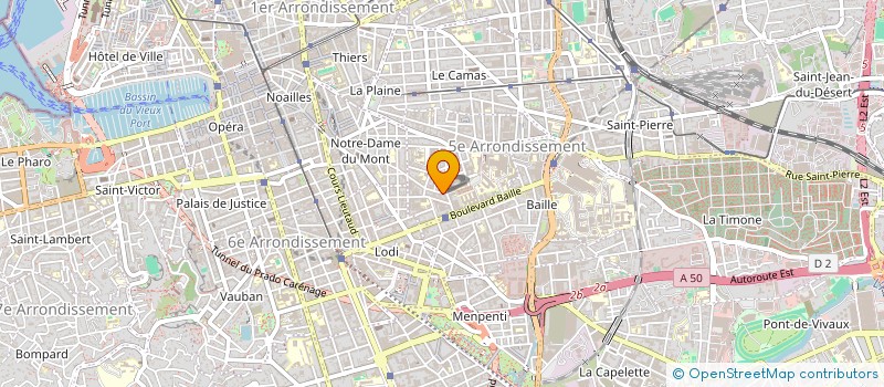localisation de l'entreprise ENTREPRISE ANTOINE à MARSEILLE